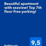 Beautiful With Seaview! 7th Floor Free Parking! Apartment Kemi